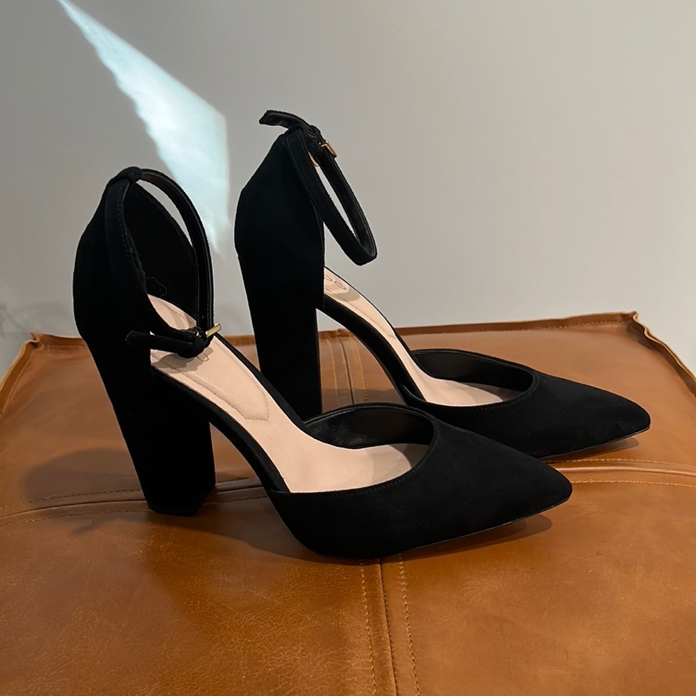 Aldo Black Block Heels